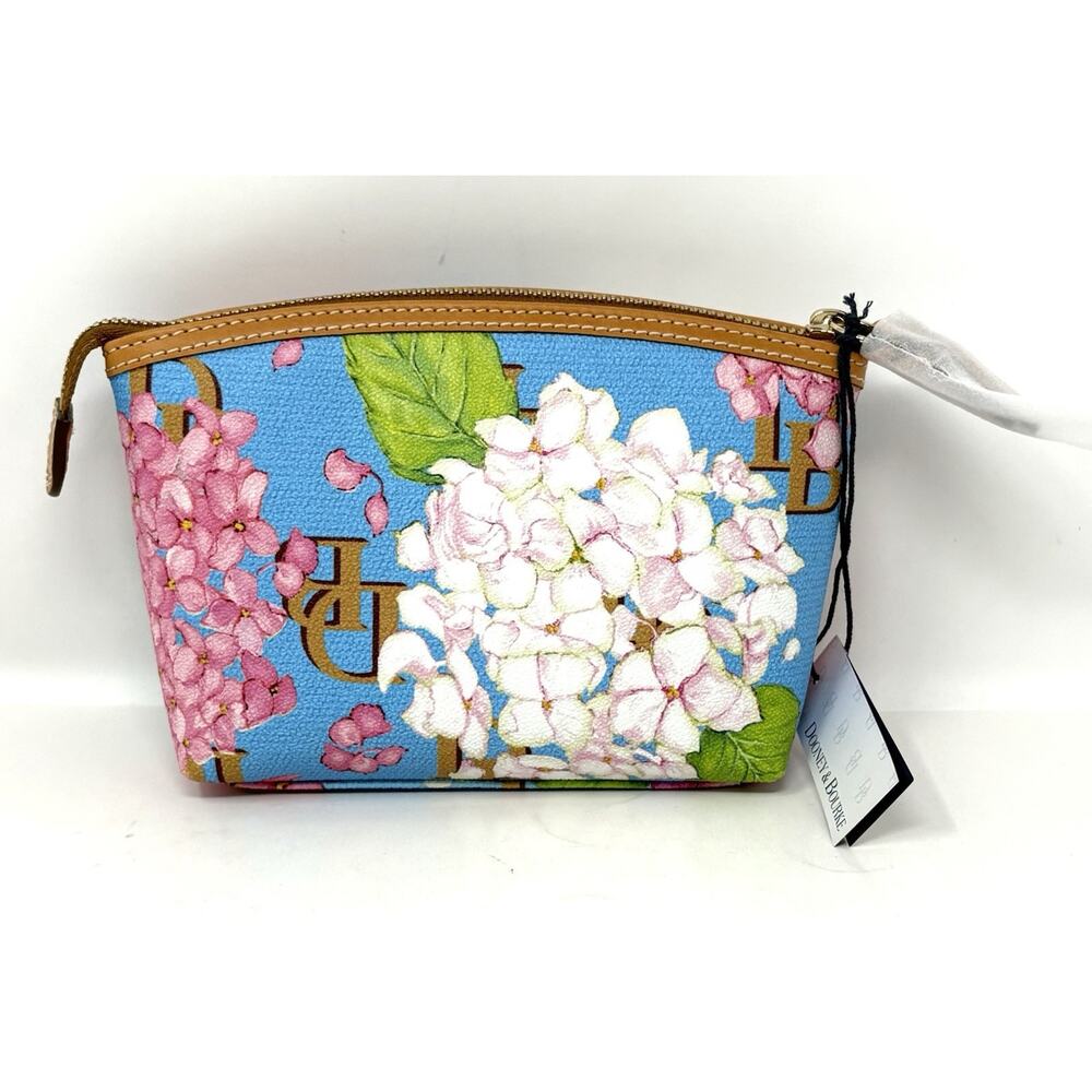 Dooney & Bourke Blue Floral Cosmetic Pouch - Picture 6 of 16